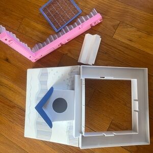 Pink and Blue Dollhouse Accessories